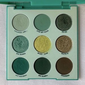 Lightly used Colourpop Just My Luck palette 💚🍀
